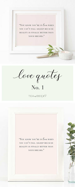New in the Shop! Love Quotes Art Prints!