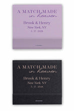 Load image into Gallery viewer, A Match Made in Heaven Matchbooks Custom Wedding Favors Matches
