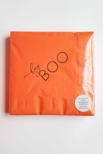 Load image into Gallery viewer, Hey Boo Halloween Cocktail Napkins Orange
