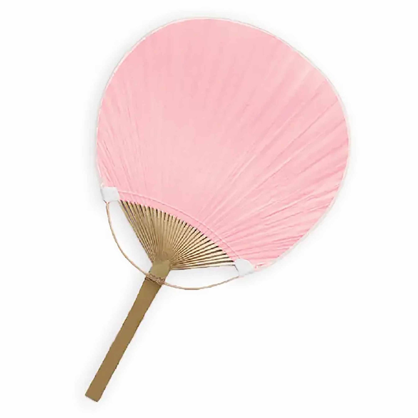 Pink Paddle Hand Fan Wedding Favors