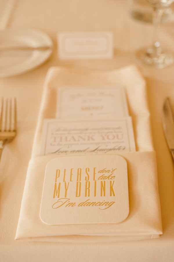 Please don't take my drink I'm dancing Coasters