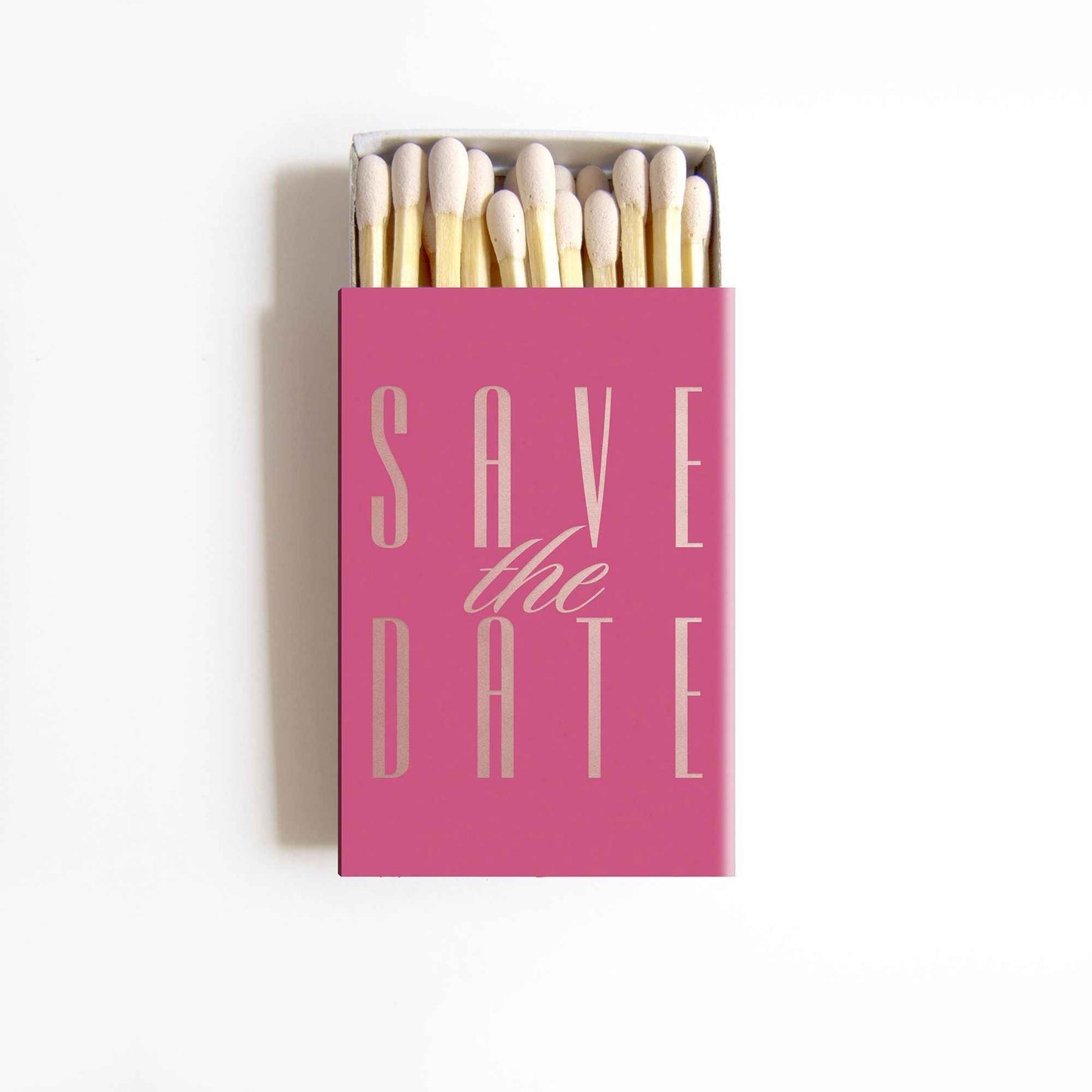 Save the Date Invitation Matchboxes - Personalized Wedding Matches