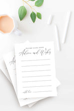 Load image into Gallery viewer, Advice and Well Wishes Wedding Guest Book Alternative Cards
