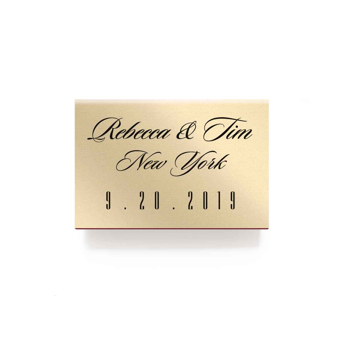 Art Deco Matchboxes - Personalized Wedding Matches