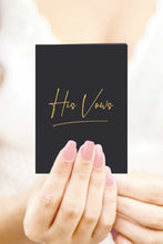 Load image into Gallery viewer, Vow Books - His and Hers Vow Books Set - White and Black with Gold Foil - Tea and Becky
