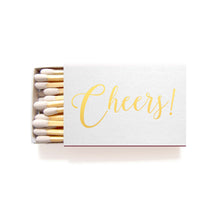Load image into Gallery viewer, Cheers Matches - Foil Personalized Matchboxes - Rebecca Collection - Tea and Becky
