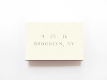 Load image into Gallery viewer, Personalized Matchboxes - Foil Matches - Monica Collection - Tea and Becky
