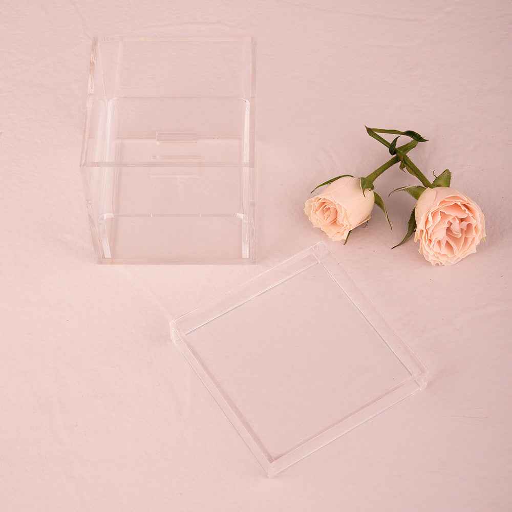 Lucite Wedding Ring Box