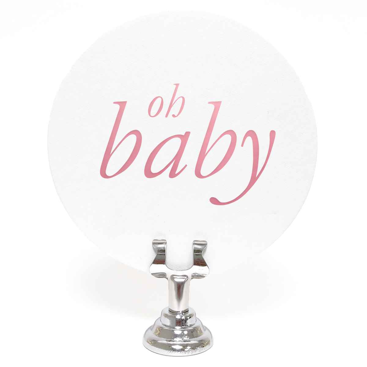 Oh Baby Coasters - Pink - Set of 8
