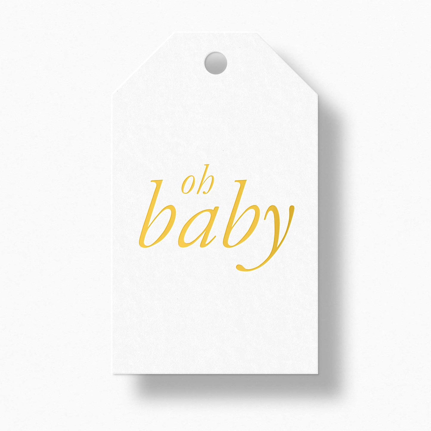 Oh Baby Gift Tags - Tea and Becky