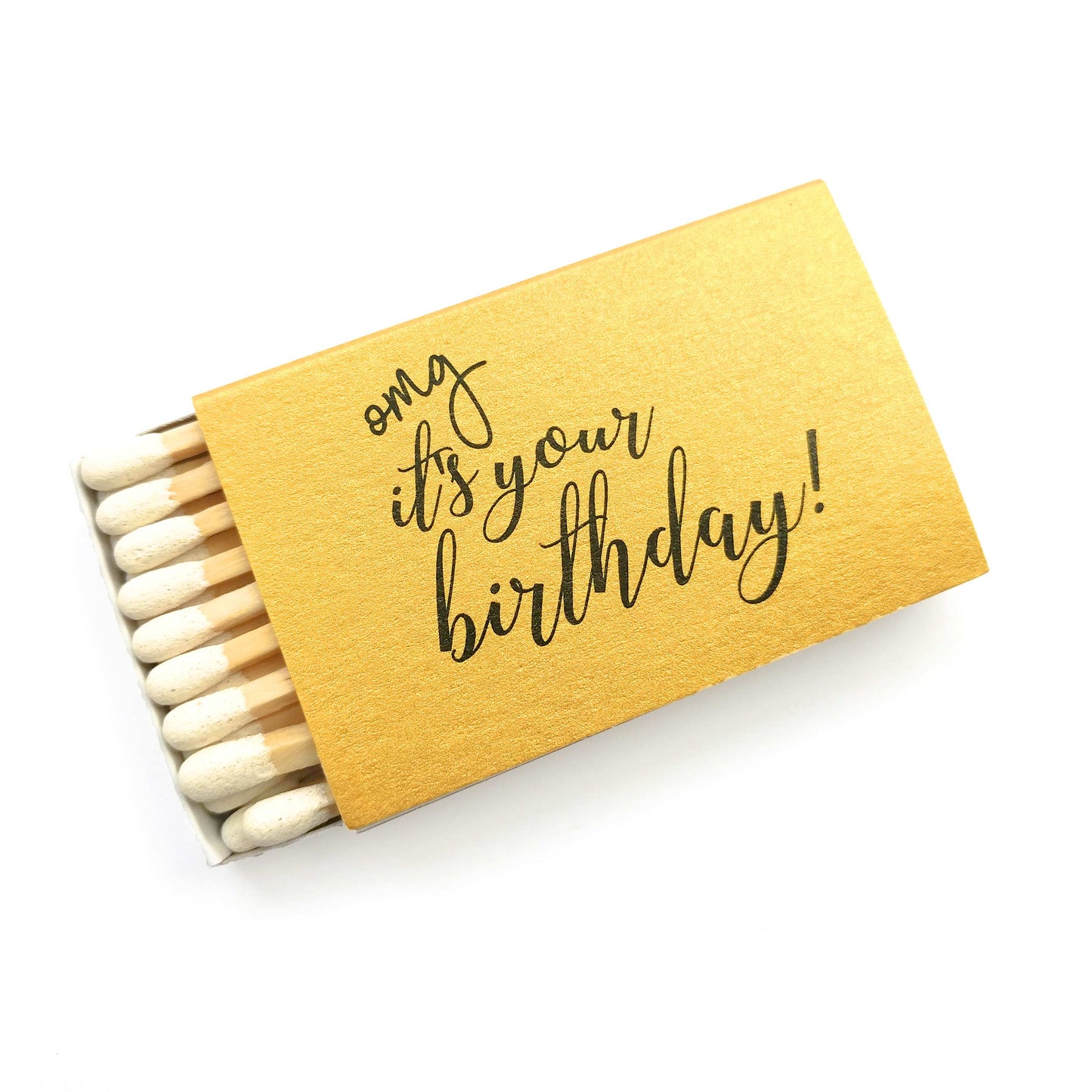 OMG It's Your Birthday Matchbox - Tea and Becky