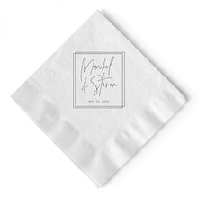 Load image into Gallery viewer, Custom Wedding Napkins - Maribel Collection - More Colors
