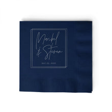 Load image into Gallery viewer, Custom Wedding Napkins - Maribel Collection - More Colors
