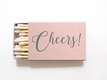 Load image into Gallery viewer, Cheers Matches - Foil Personalized Matchboxes - Rebecca Collection - Tea and Becky
