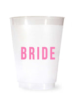 Load image into Gallery viewer, Team Bride Cups Shatterproof Plastic Bachelorette Cup

