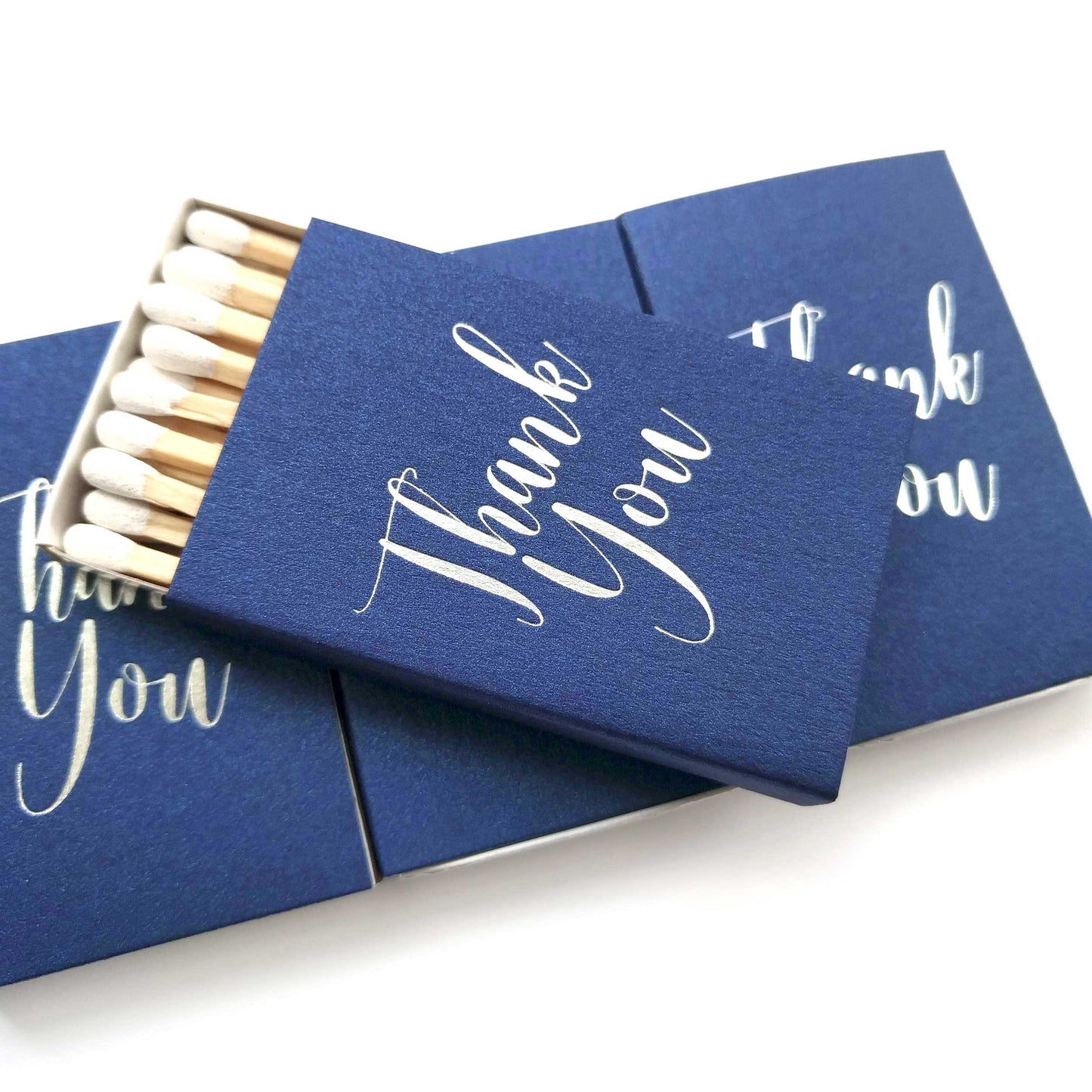 Elegant Thank You Matchbox - Tea and Becky