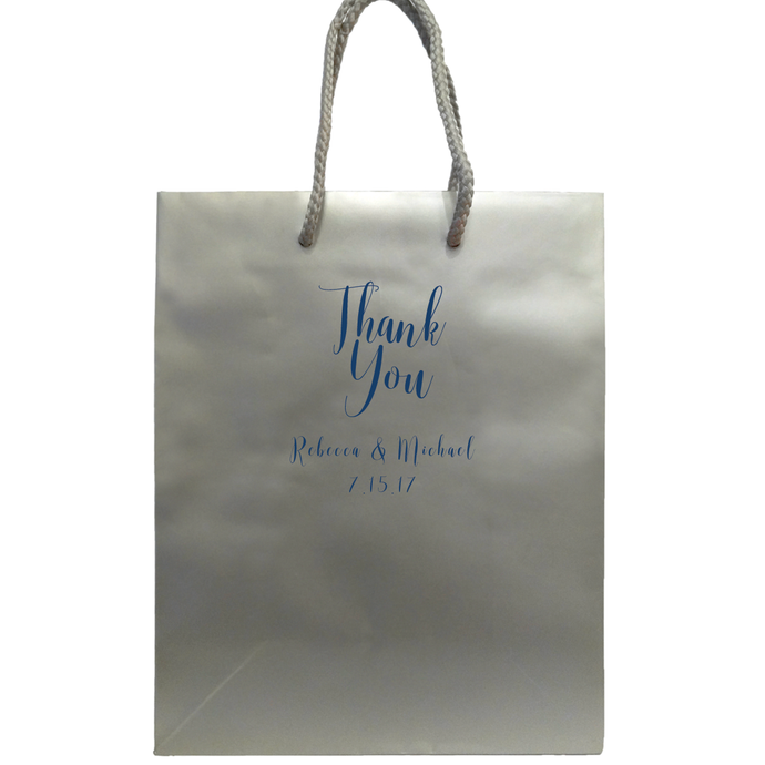 Personalized Elegant Thank You Bags - Tea and Becky