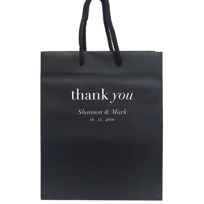 Personalized Thank You Bags - Tea and Becky