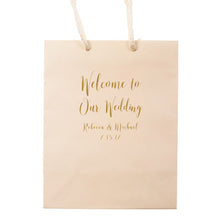 Load image into Gallery viewer, Personalized Welcome to our Wedding Bags - Monica Collection - Tea and Becky
