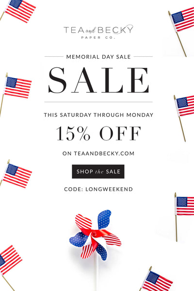 15% Off Memorial Day Sale Starts Now!
