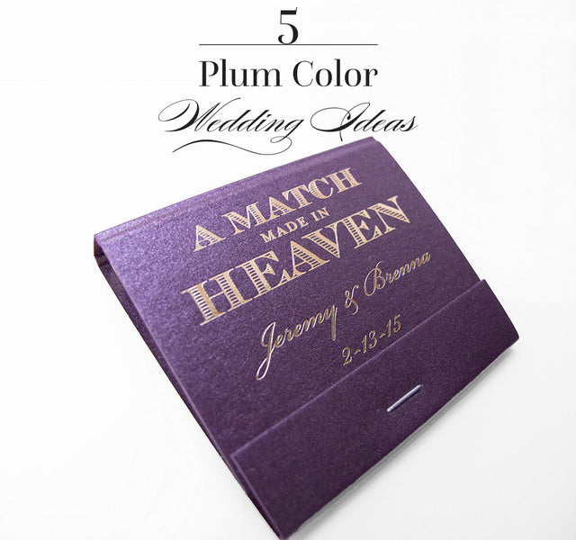 5 Plum Wedding Color Ideas