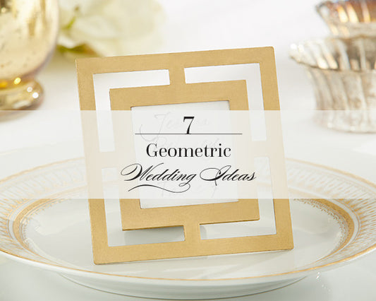 7 Geometric Wedding Ideas That Excite Us