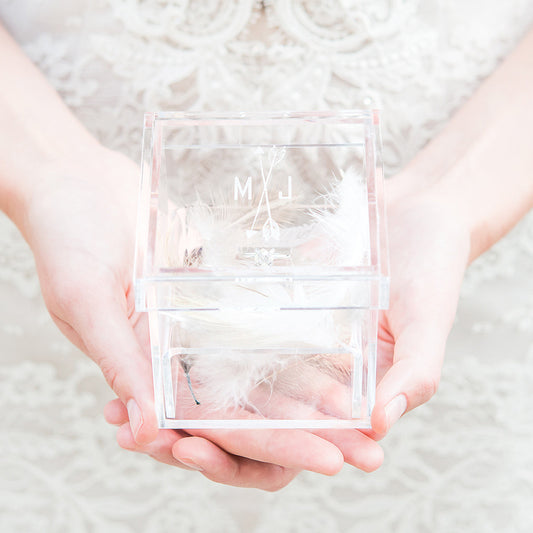 Our Wedding Ring Box and Art Deco Matchboxes Are InStyle!
