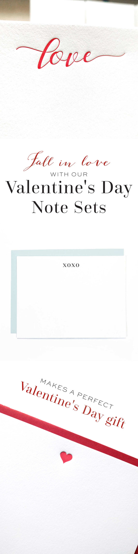 Fall in Love With Our Valentine's Day Notes Sets