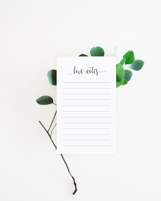 Love Notes Notepads featured in Clocking Out