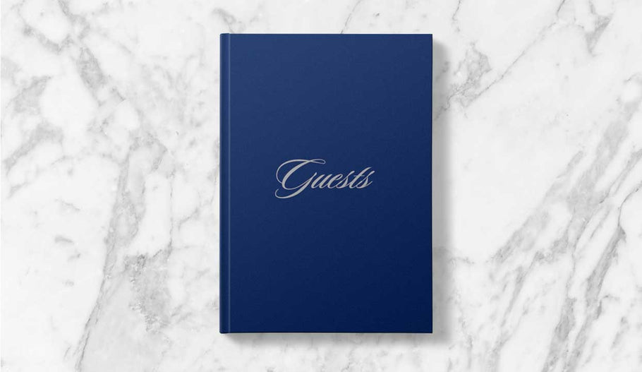 Cherish your wedding moments with a Guest Book