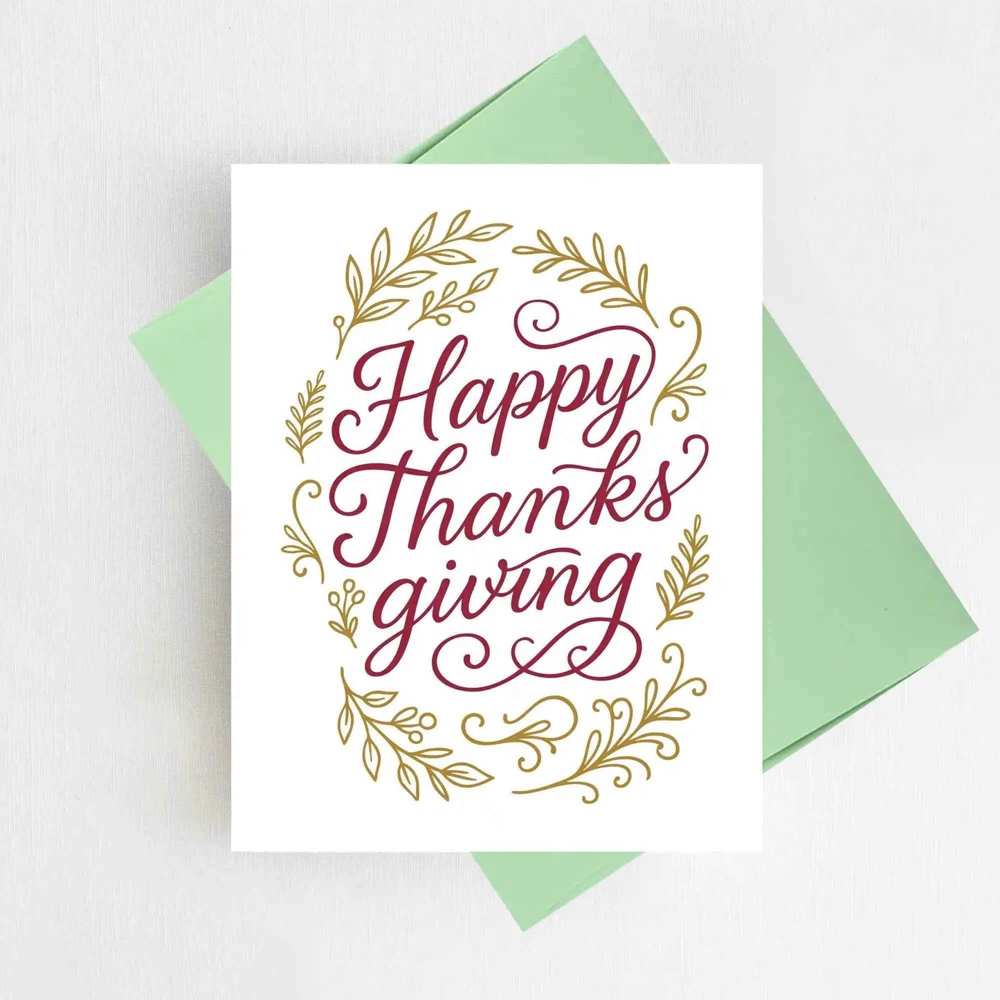 Falling for Fall Thanksgiving Card Autumn Greeting