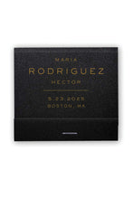 Load image into Gallery viewer, Minimalist Wedding Matches Personalized Matchbooks - Maria Collection
