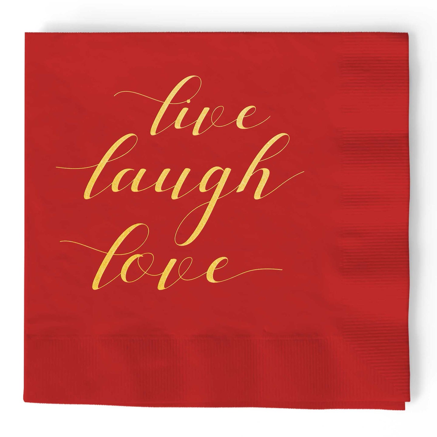 Live Laugh Love Napkins - Set of 25 - Tea and Becky