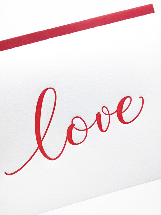 Love Letterpress Greeting Card - Tea and Becky