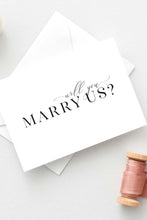 Load image into Gallery viewer, Will You Marry Us Card Officiant Proposal - Wholesale
