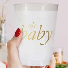 Load and play video in Gallery viewer, Oh Baby Shatterproof Cups in Gold
