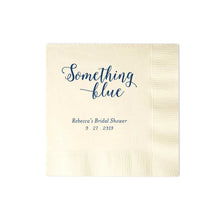 Load image into Gallery viewer, Something Blue Personalized Napkins - Bridget Collection - Tea and Becky
