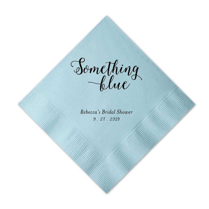 Something Blue Personalized Napkins - Bridget Collection - Tea and Becky