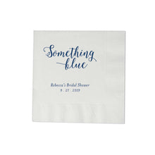 Load image into Gallery viewer, Something Blue Personalized Napkins - Bridget Collection - Tea and Becky
