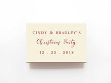 Load image into Gallery viewer, Merry Little Christmas Matchboxes - Personalized Holiday Matches - Tea and Becky
