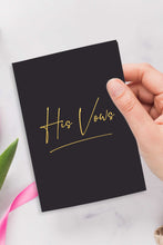 Load image into Gallery viewer, Vow Books - Blush and Black with Gold Foil - Tea and Becky

