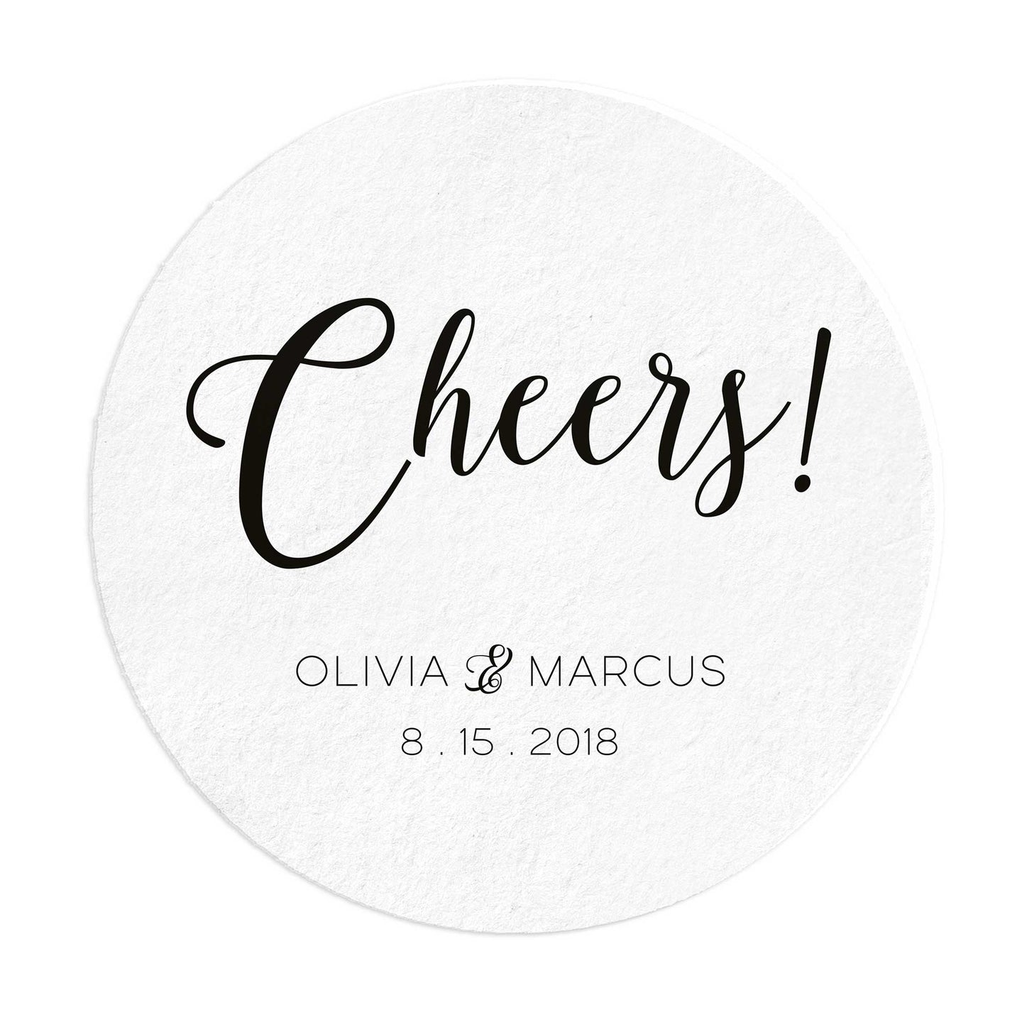 Cheers Coasters – Personalized Wedding Coasters - Tea and Becky