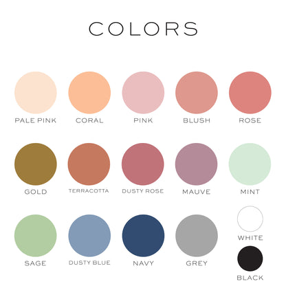 Modern Lines Personalized Stationery - Maribel Collection - Tea and Becky