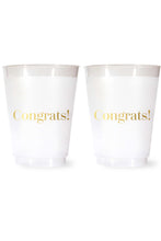 Load image into Gallery viewer, Congrats Shatterproof Cups in Gold
