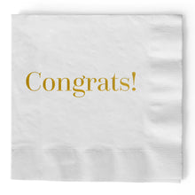 Load image into Gallery viewer, Congrats Napkins - Set of 25 - Tea and Becky
