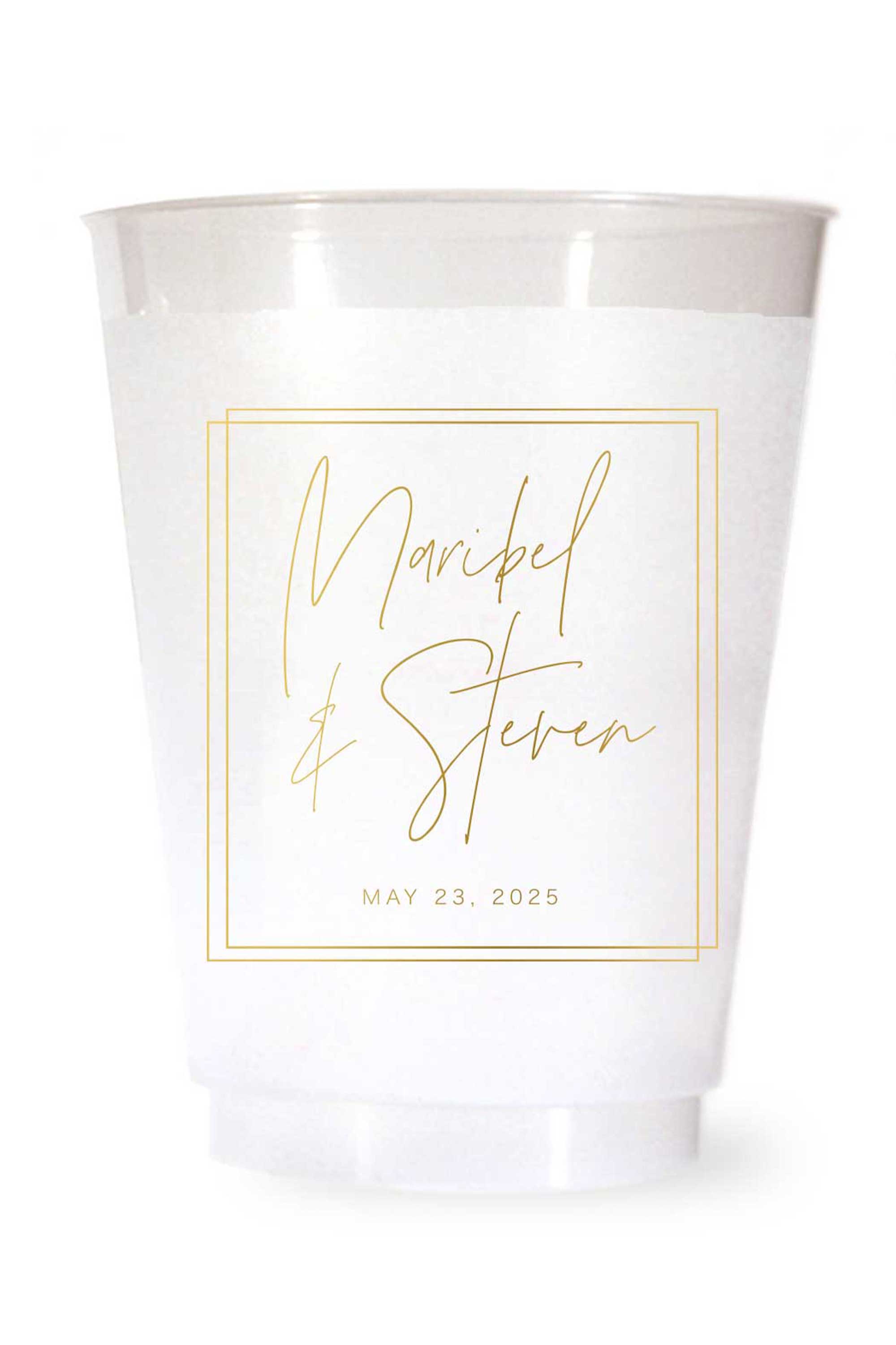 Custom Wedding Cups - Maribel Collection - More Colors - Tea and Becky