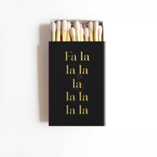Load image into Gallery viewer, Fa La La Matchboxes - Personalized Matches - Tea and Becky
