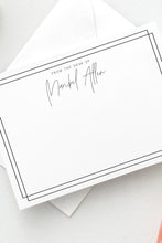 Load image into Gallery viewer, Modern Lines Personalized Stationery - Maribel Collection
