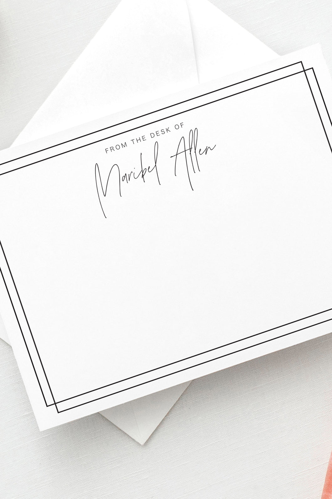 Modern Lines Personalized Stationery - Maribel Collection