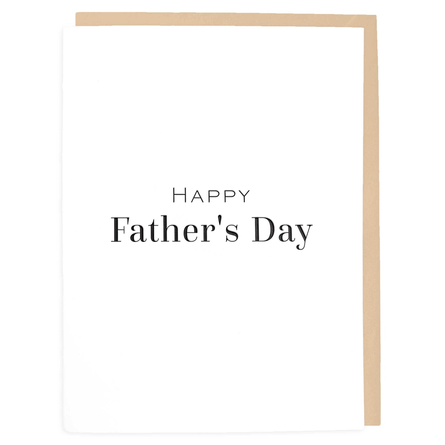 Happy Father's Day Card - Letterpress Greeting Cards - Tea and Becky